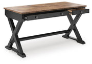 Wildenauer Brown/Black 60" Home Office Desk - H664-34