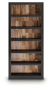 Wildenauer Brown/Black 75" Bookcase - H664-70