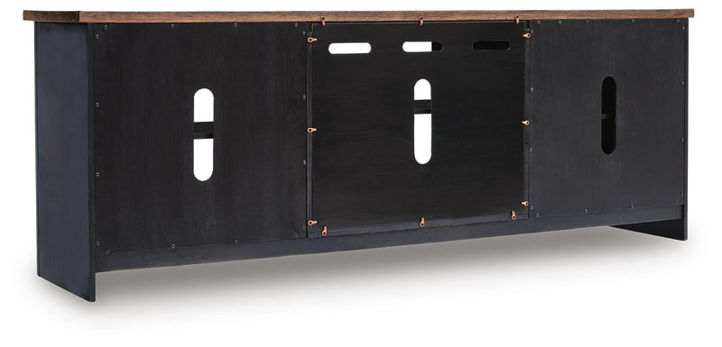 Wildenauer Brown/Black 76" TV Stand - W664-68