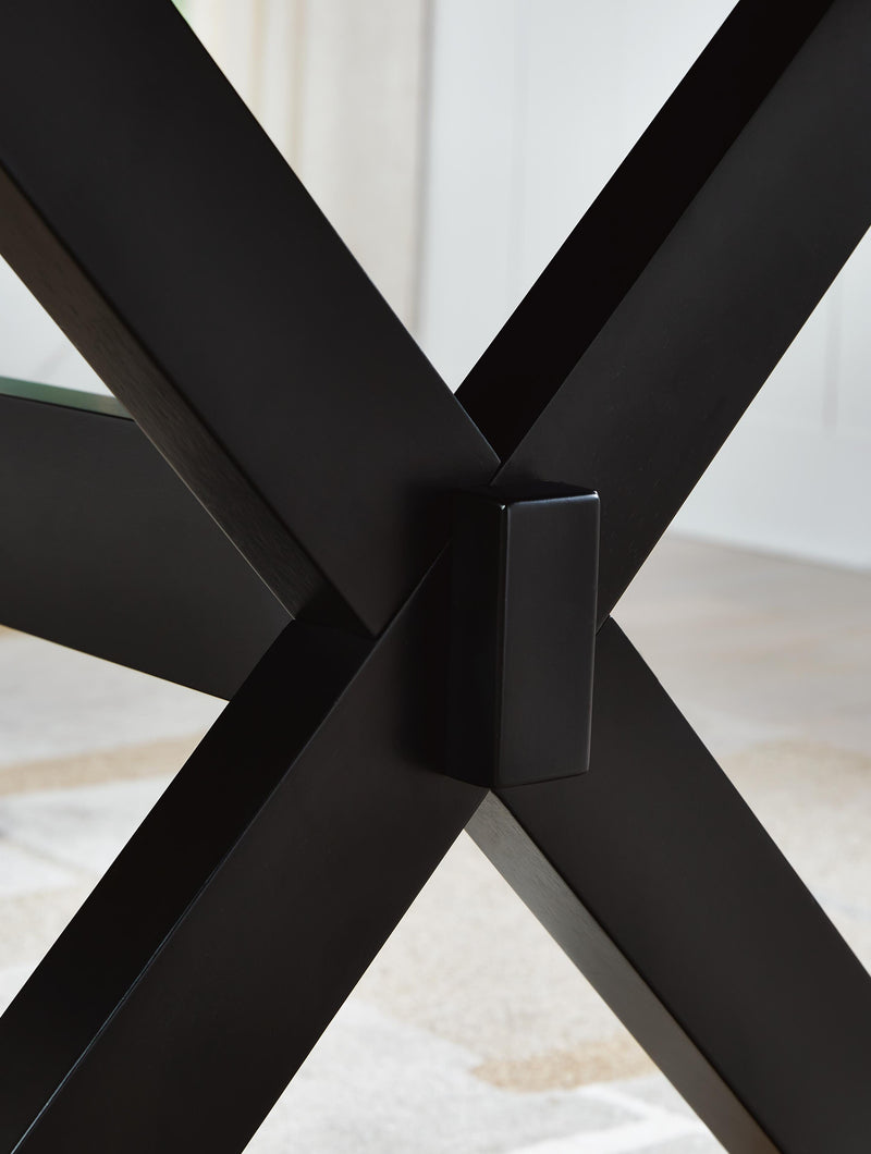 Wildenauer Brown/Black Counter Height Butterfly Extension Table - D634-32