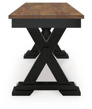 Wildenauer Brown/Black Dining Table, 2 Chairs and 2 Benches - D634D7