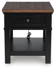 Wildenauer Brown/Black End Table - T664-3