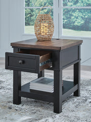 Wildenauer Brown/Black End Table - T664-3