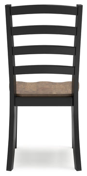 Wildenauer Brown/Black Dining Table and 6 Chairs - Gate FurnitureDining Room Set