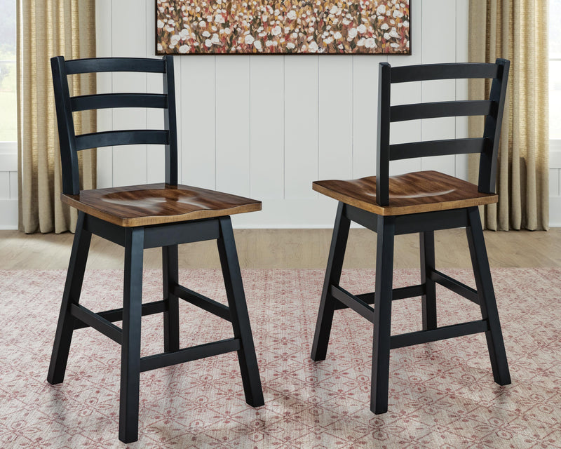 Wildenauer Counter Height Barstool (Set of 2) - D634-224X2