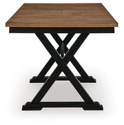 Wildenauer Counter Height Extension Dining Table and 4 Barstools - D634D9