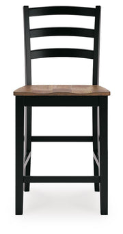 Wildenauer Counter Height Extension Dining Table and 4 Barstools - D634D9