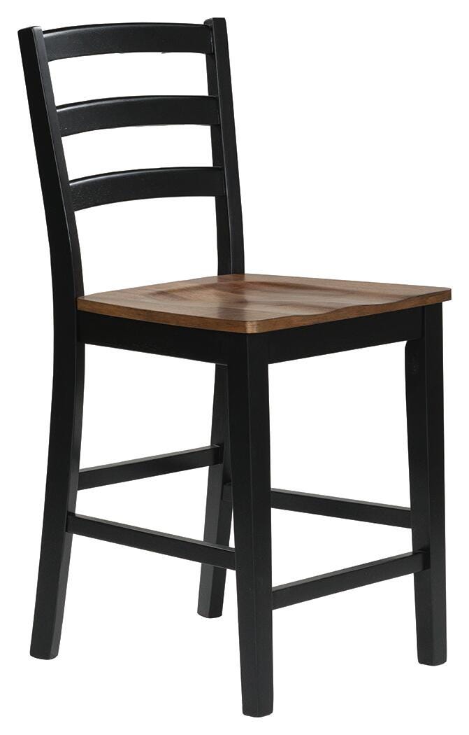 Wildenauer Counter Height Extension Dining Table and 4 Barstools - D634D9
