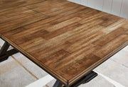 Wildenauer Dining Table and 6 Chairs in Brown/Black from Ashley - Luna Furniture