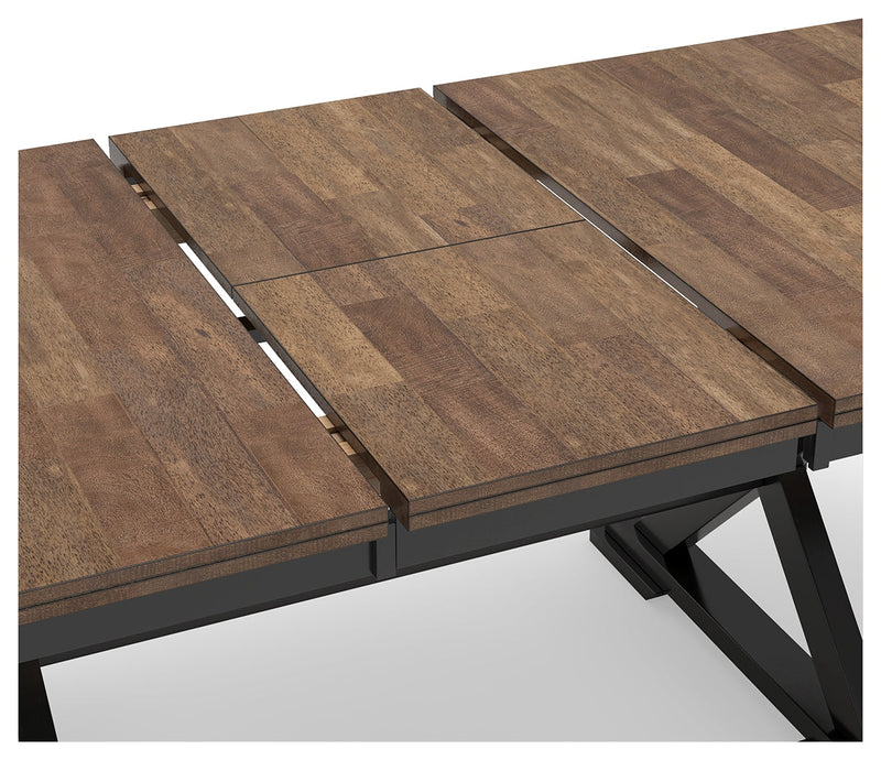 Wildenauer Dining Table and 6 Chairs in Brown/Black from Ashley - Luna Furniture