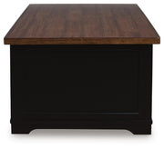 Wildenauer Lift-top Coffee Table and 2 Chairside End Tables - T664T1