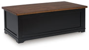 Wildenauer Lift-top Coffee Table and 2 Chairside End Tables - T664T1