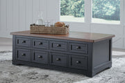 Wildenauer Lift-top Coffee Table and 2 Chairside End Tables - T664T1