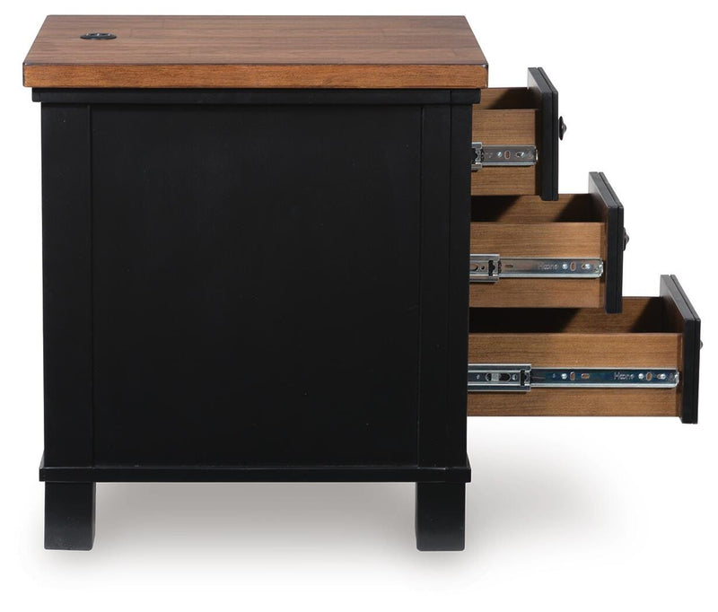 Wildenauer Lift-top Coffee Table and 2 Chairside End Tables - T664T1