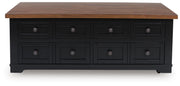 Wildenauer Lift-top Coffee Table and 2 Chairside End Tables - T664T1