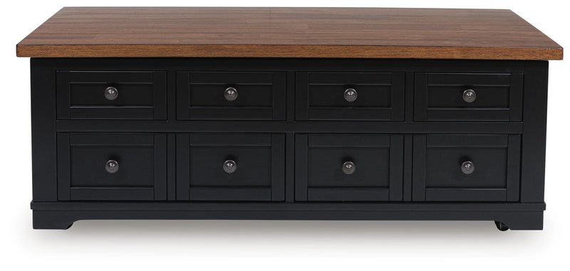 Wildenauer Lift-top Coffee Table and 2 Chairside End Tables - T664T1