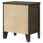 Wilkes 2-drawer Nightstand Bedside Table Dark Cocoa - 224422