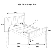 Wilkes 4-piece Full Bedroom Set Dark Cocoa - 224421F-S4