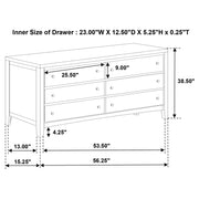 Wilkes 4-piece Full Bedroom Set Dark Cocoa - 224421F-S4
