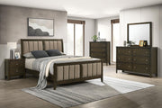 Wilkes 5-piece Eastern King Bedroom Set Dark Cocoa - 224421KE-S5