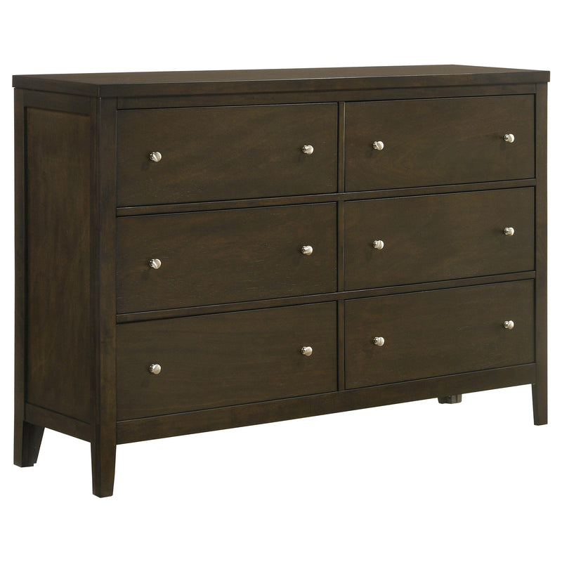 Wilkes 5-piece Eastern King Bedroom Set Dark Cocoa - 224421KE-S5