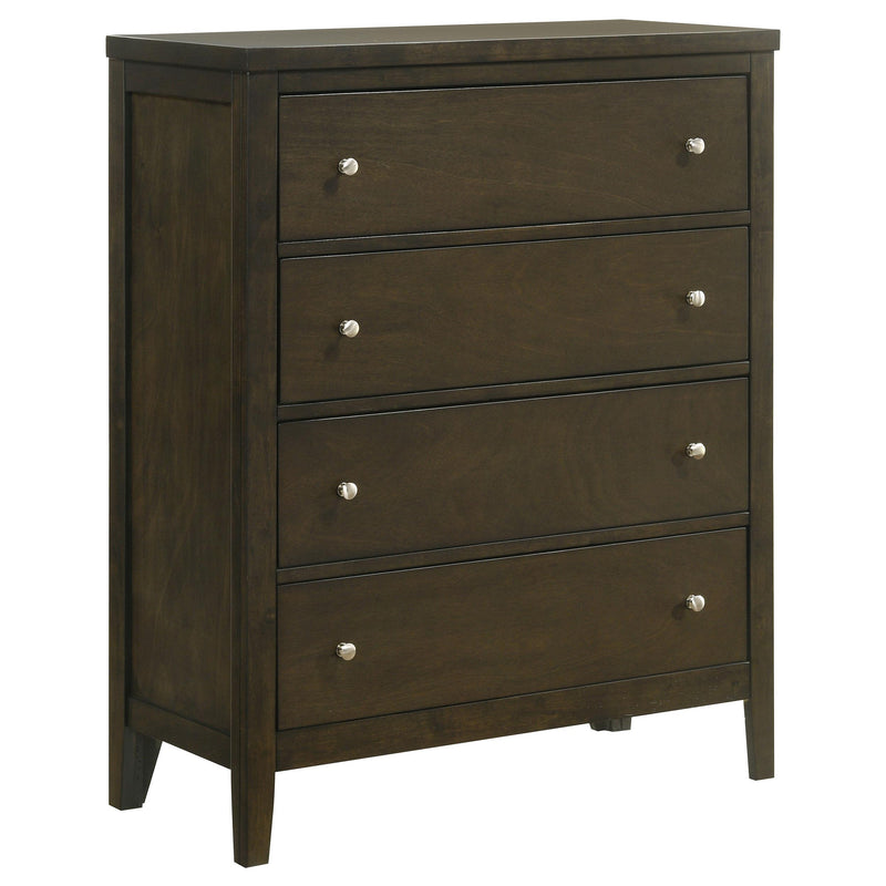 Wilkes 5-piece Full Bedroom Set Dark Cocoa - 224421F-S5