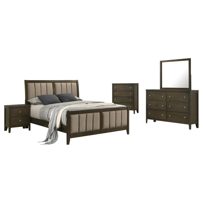 Wilkes 5-piece Full Bedroom Set Dark Cocoa - 224421F-S5