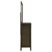 Wilkes 6-drawer Dresser and Mirror Dark Cocoa - 224423M