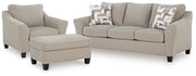 Willarae Sofa, Oversized Chair and Ottoman - 59803U2
