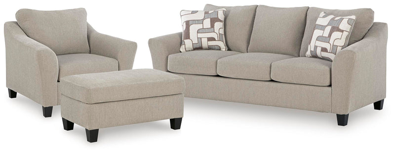 Willarae Sofa, Oversized Chair and Ottoman - 59803U2