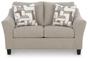 Willarae Taupe Loveseat - 5980335