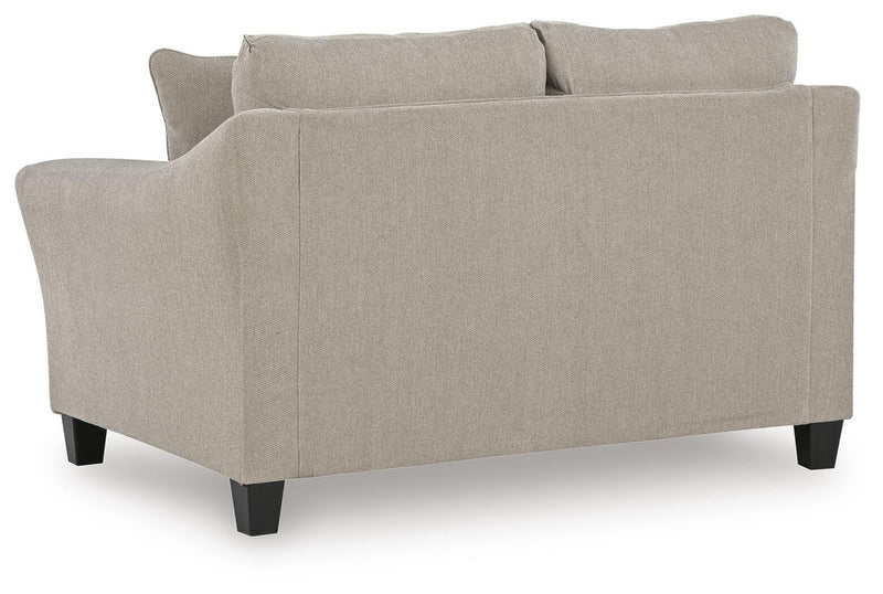 Willarae Taupe Loveseat - 5980335