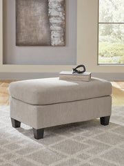 Willarae Taupe Ottoman - 5980314