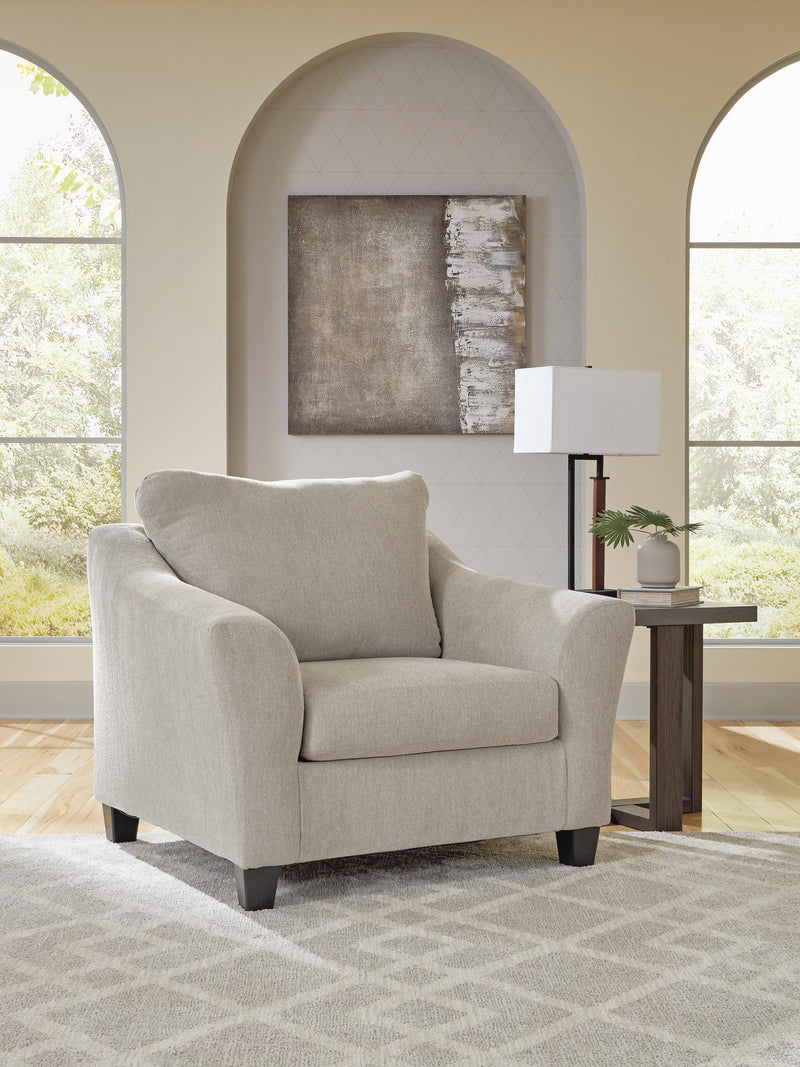 Willarae Taupe Oversized Chair - 5980323