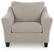 Willarae Taupe Oversized Chair - 5980323