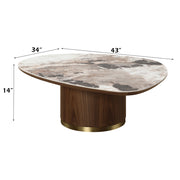Willene Coffee Table W/Ceramic Top - LV03155