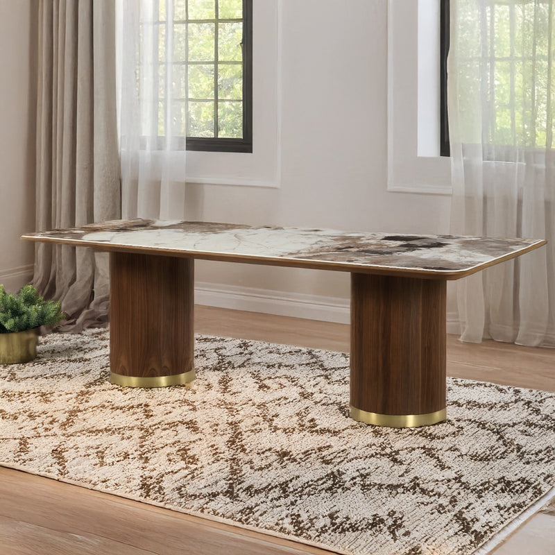 Willene Dining Table w/Ceramic Top - DN03305