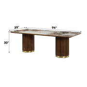Willene Dining Table w/Ceramic Top - DN03305