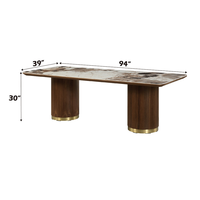Willene Dining Table w/Ceramic Top - DN03305
