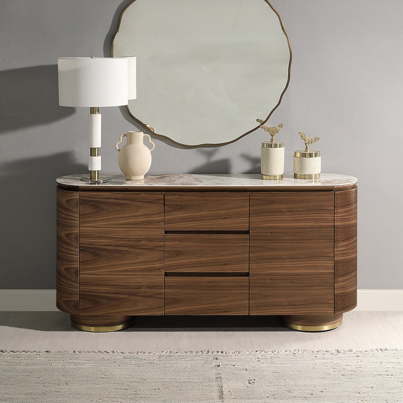 Willene Server W/Ceramic Top - DN03148