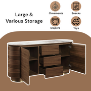 Willene Server W/Ceramic Top - DN03148