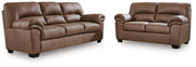 WillowBend Caramel Sofa and Loveseat - PC27704U1
