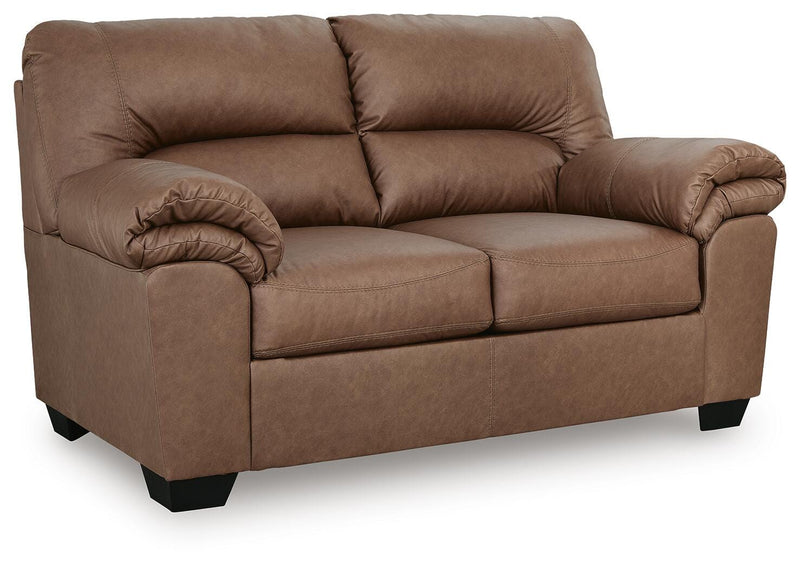 WillowBend Sofa and Loveseat in Caramel - PKG024689