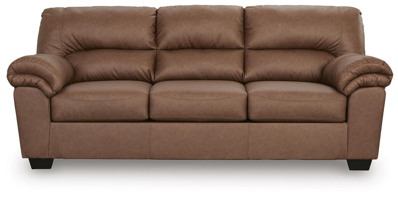 WillowBend Sofa and Loveseat in Caramel - PKG024689
