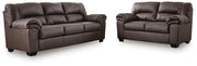 WillowBend Sofa and Loveseat in Umber - PKG024690