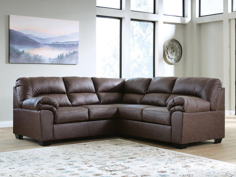 WillowBend Umber 2-Piece Sectional - PC27705S2