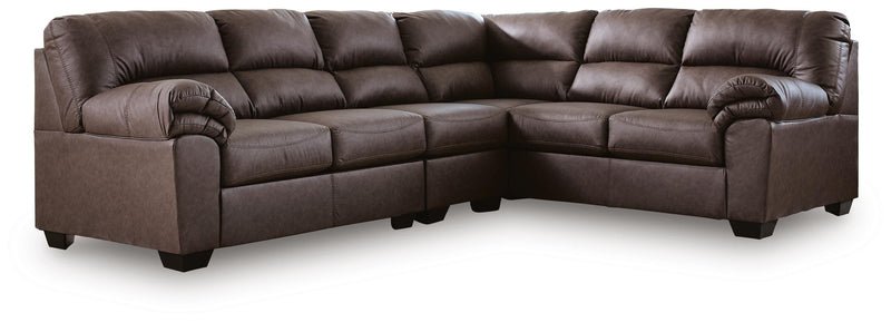 WillowBend Umber 3-Piece Sectional - PC27705S3
