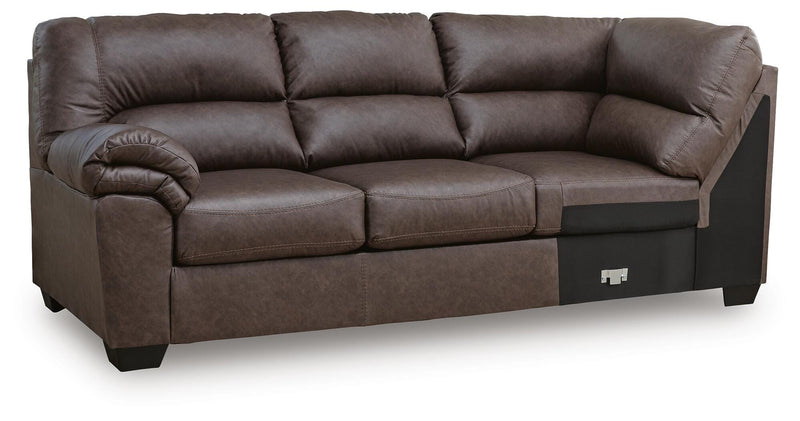 WillowBend Umber Left-Arm Facing Sofa with Corner Wedge - PC2770566