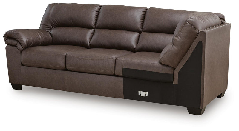 WillowBend Umber Left-Arm Facing Sofa with Corner Wedge - PC2770566