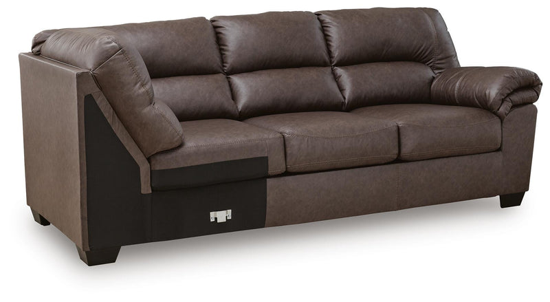 WillowBend Umber Right-Arm Facing Sofa with Corner Wedge - PC2770567